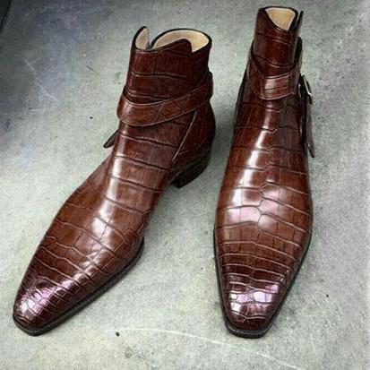 Classic Men's Brown Ankle Jodhpurs ..
